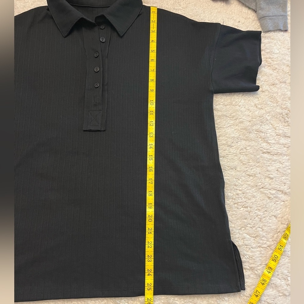 NWOT Ribbed Polo - Picture 6 of 8